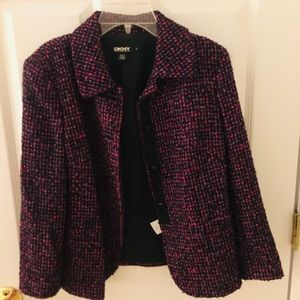 DKNY Wool Tweed Jacket